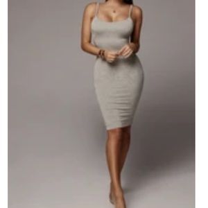 Brand new with tags JLUX gray dress